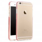 Wholesale iPhone 7 Plus LED Flash Clear Hybrid Case (Pink)